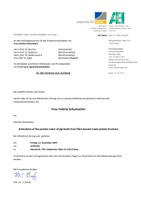 Ankündigung 12.12.2025